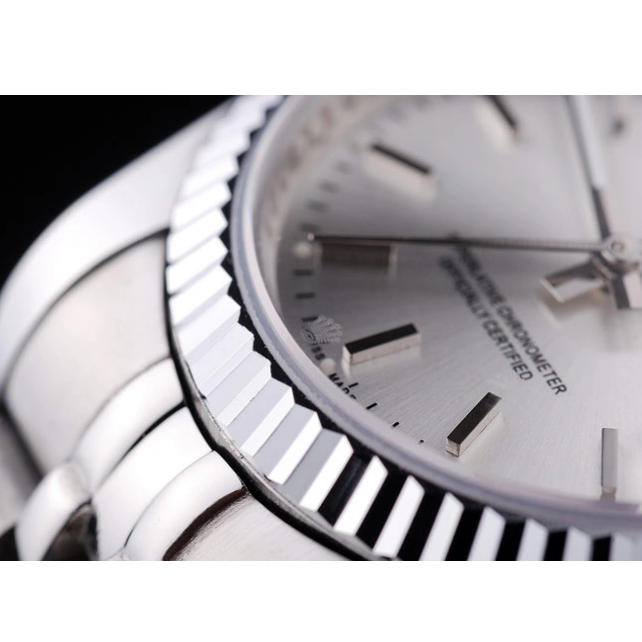 MiroTime 0811 Rolex Datejust Silver Dial Ribbed Bezel 7457